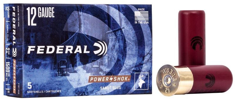 Federal Power-Shok Sabot Slug 12 Gauge 438 Grain 2-3/4"