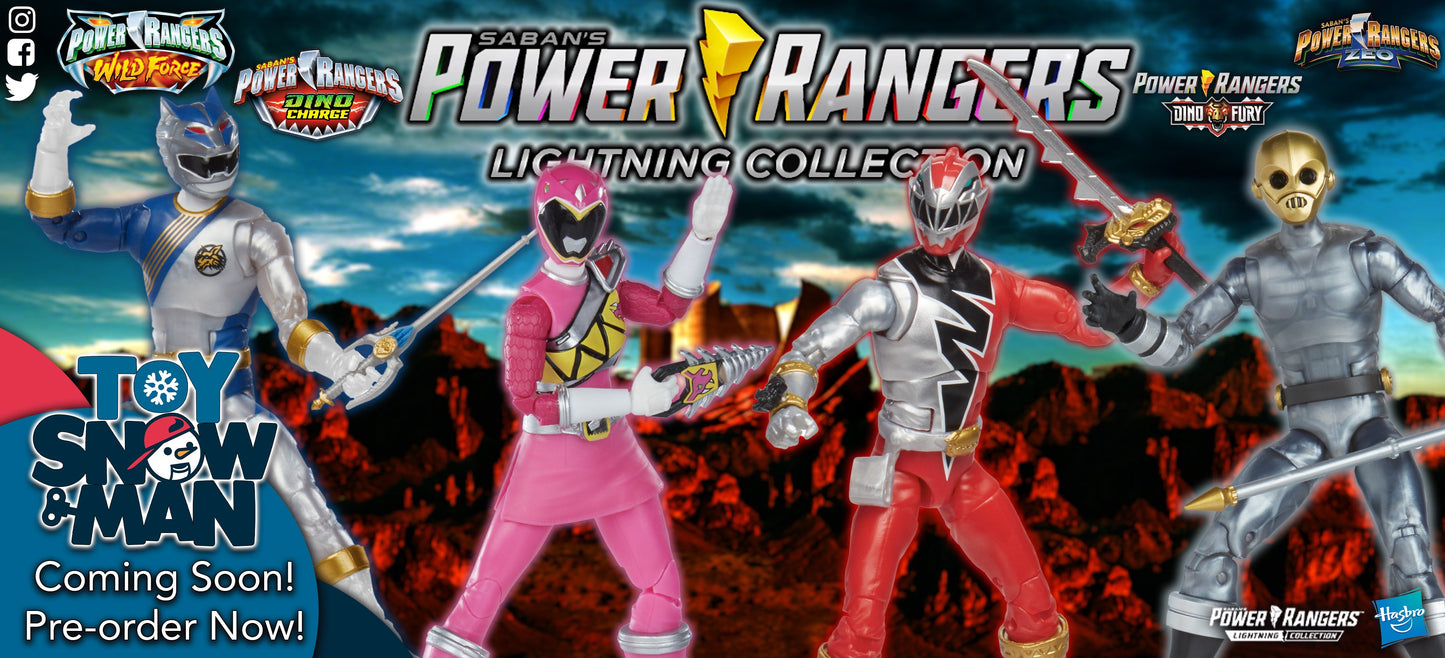 Power Rangers Lightning Collection Set of 4