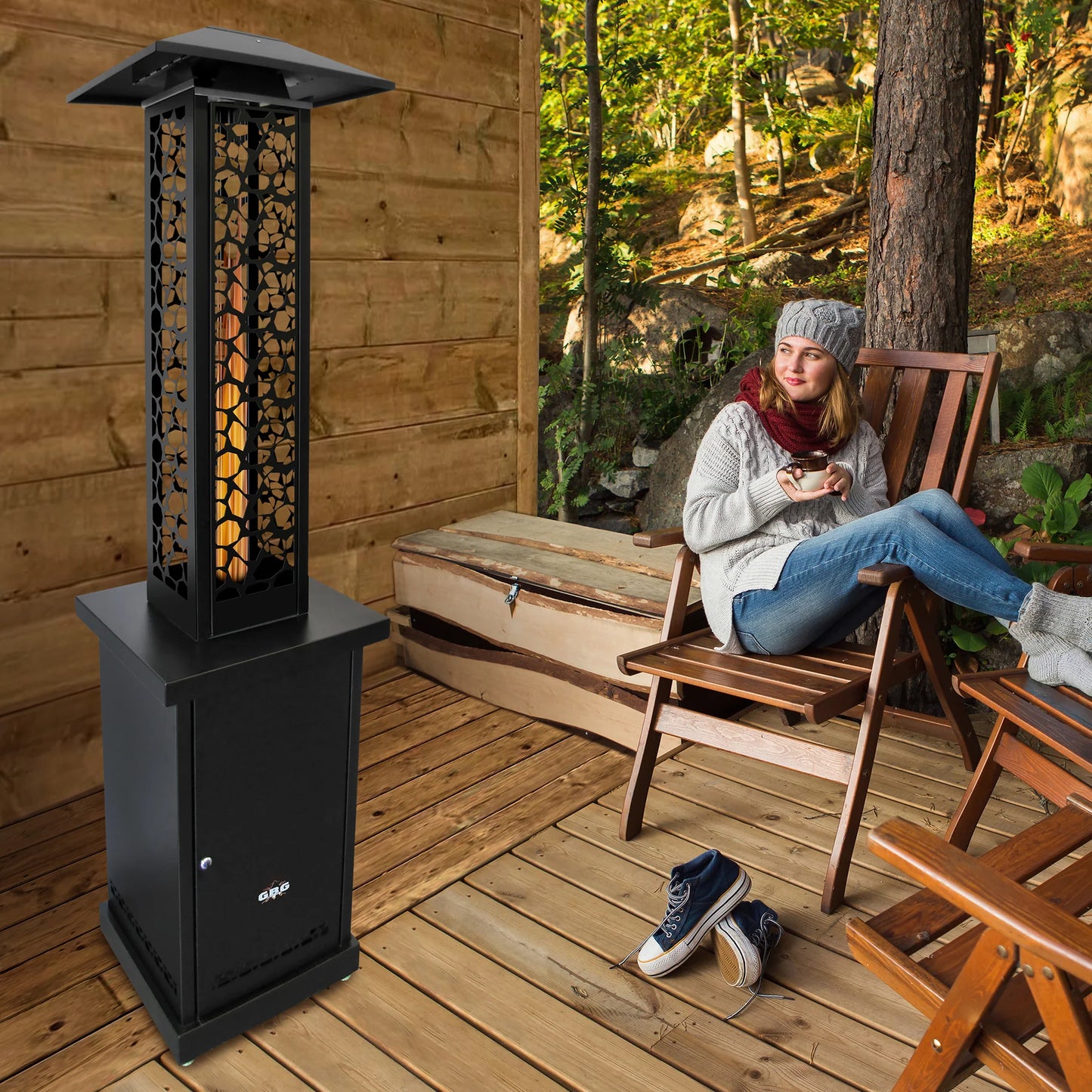 Premium Pellet-Powered Patio Heater