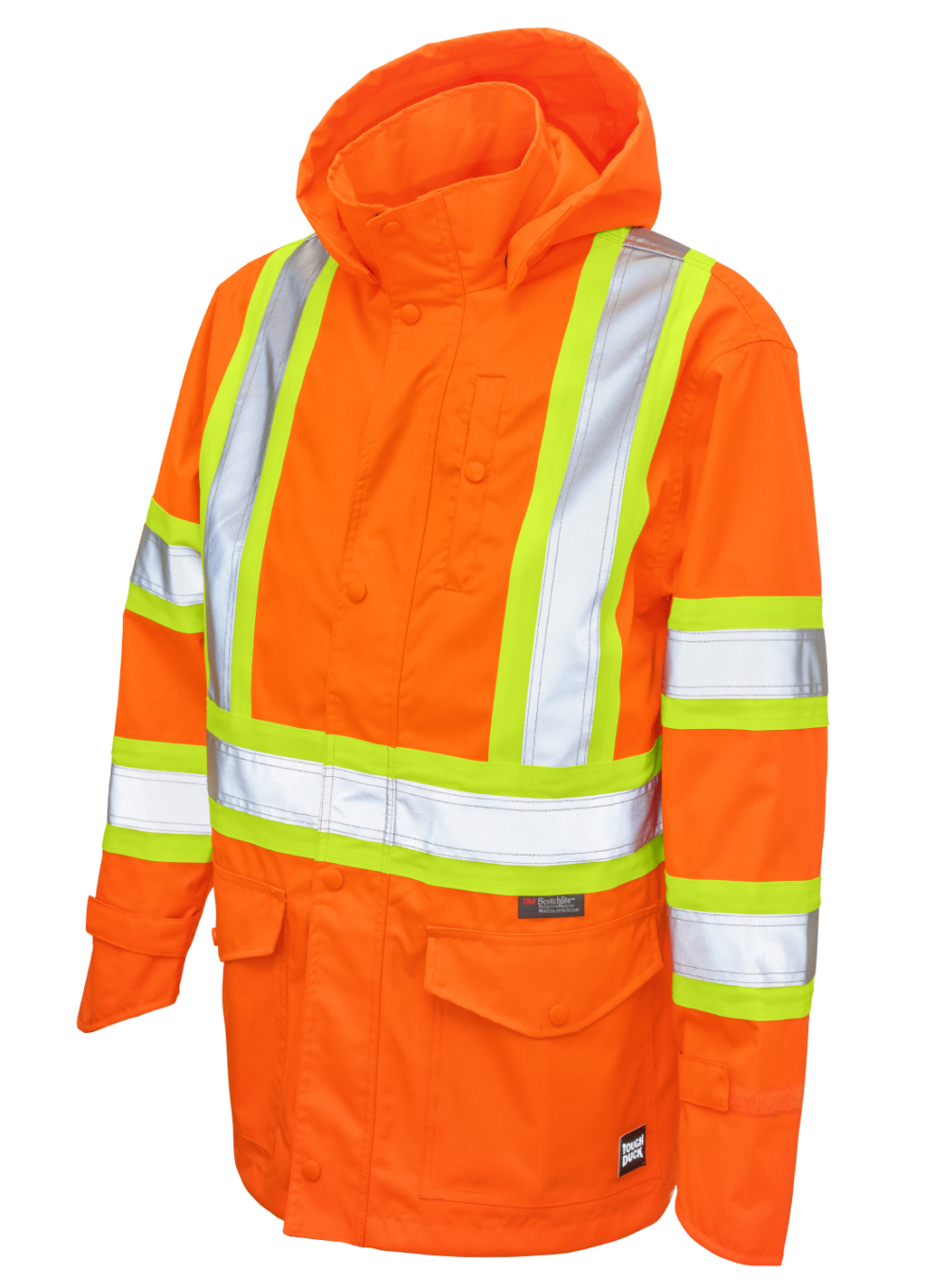 Premium Ripstop Safety Rain Jacket