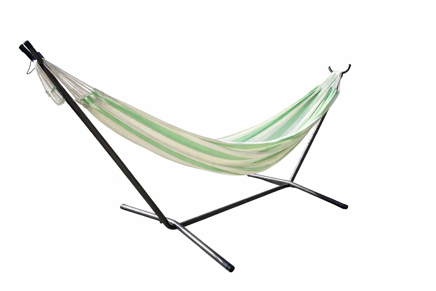 Premium Brazilian Style Double Hammock with Universal Stand