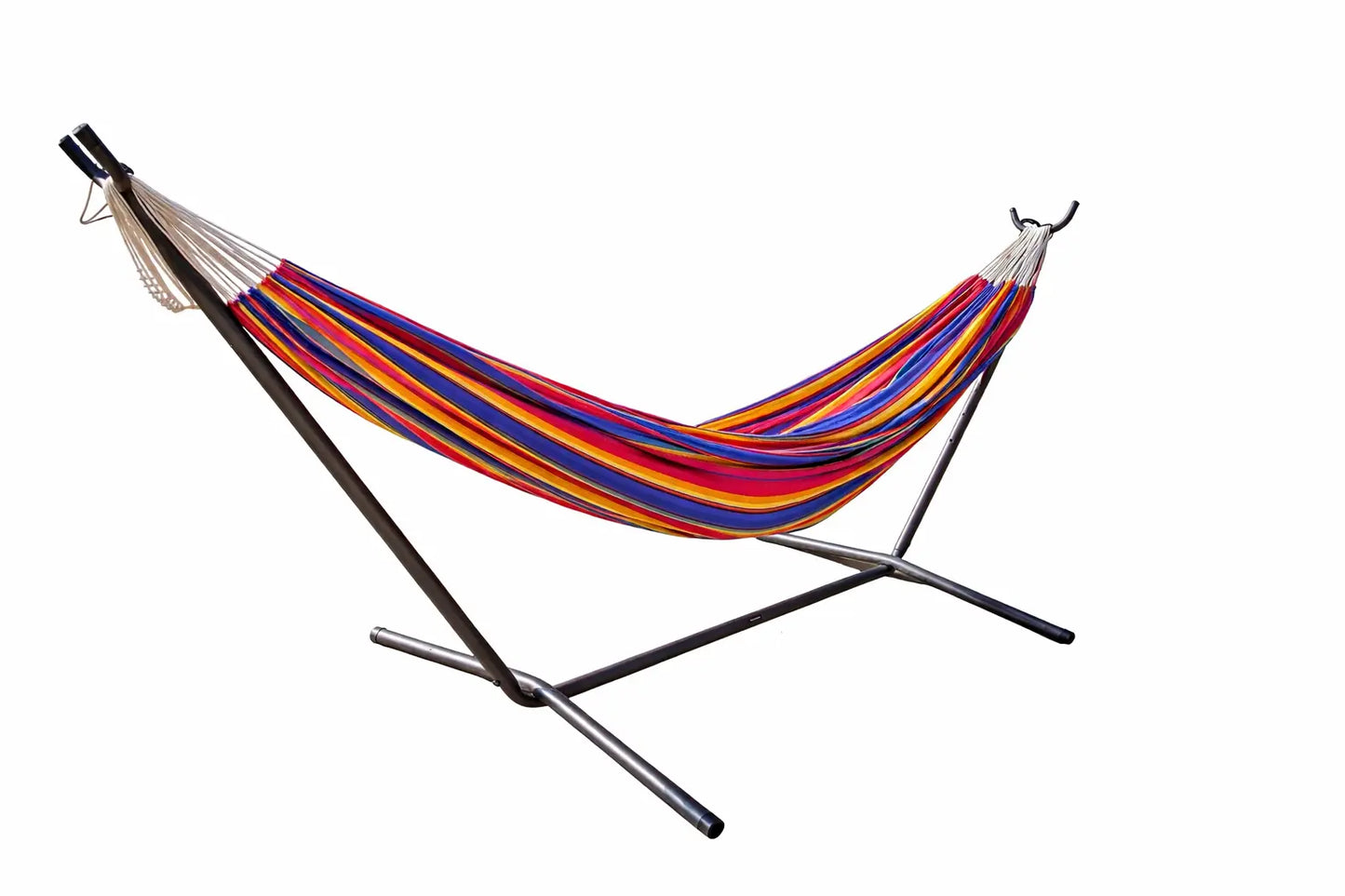 Premium Brazilian Style Double Hammock with Universal Stand