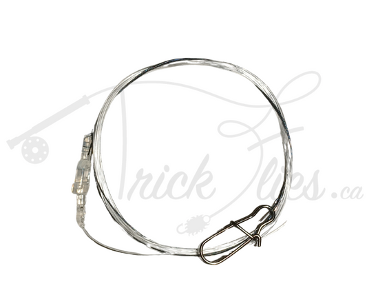 Pro-Drift Swivel Predator Wire/Fluoro Leader with Snap 7.5ft