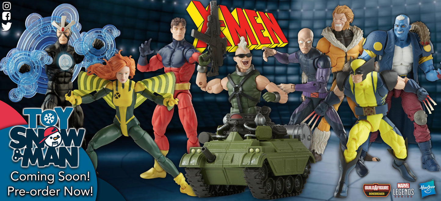 X-Men Legends Marvel legends Wave  Set of 7 Figures  - BONEBREAKER Baf
