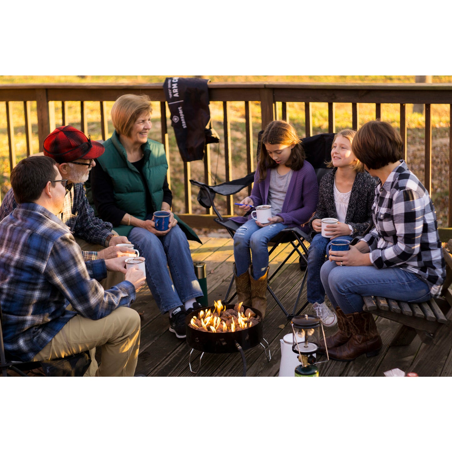 Propane Fire Pit with Lava Rocks