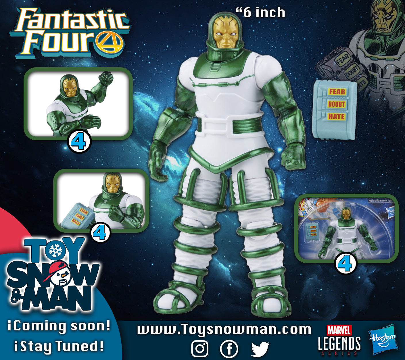 Hasbro Marvel Legends Series Retro Fantastic Four Psycho-Man