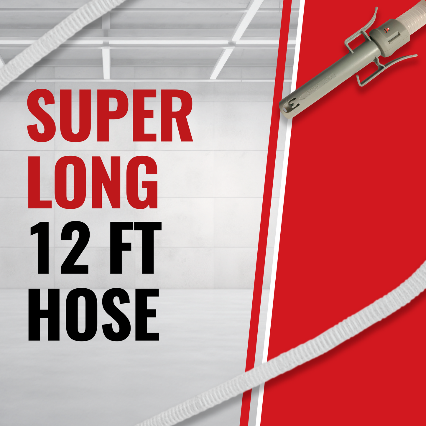 *New* PumpMatic Super Long Gas Pump w/ 12 Ft Hose - 3.2 GPM - Gas, Diesel, Kerosene
