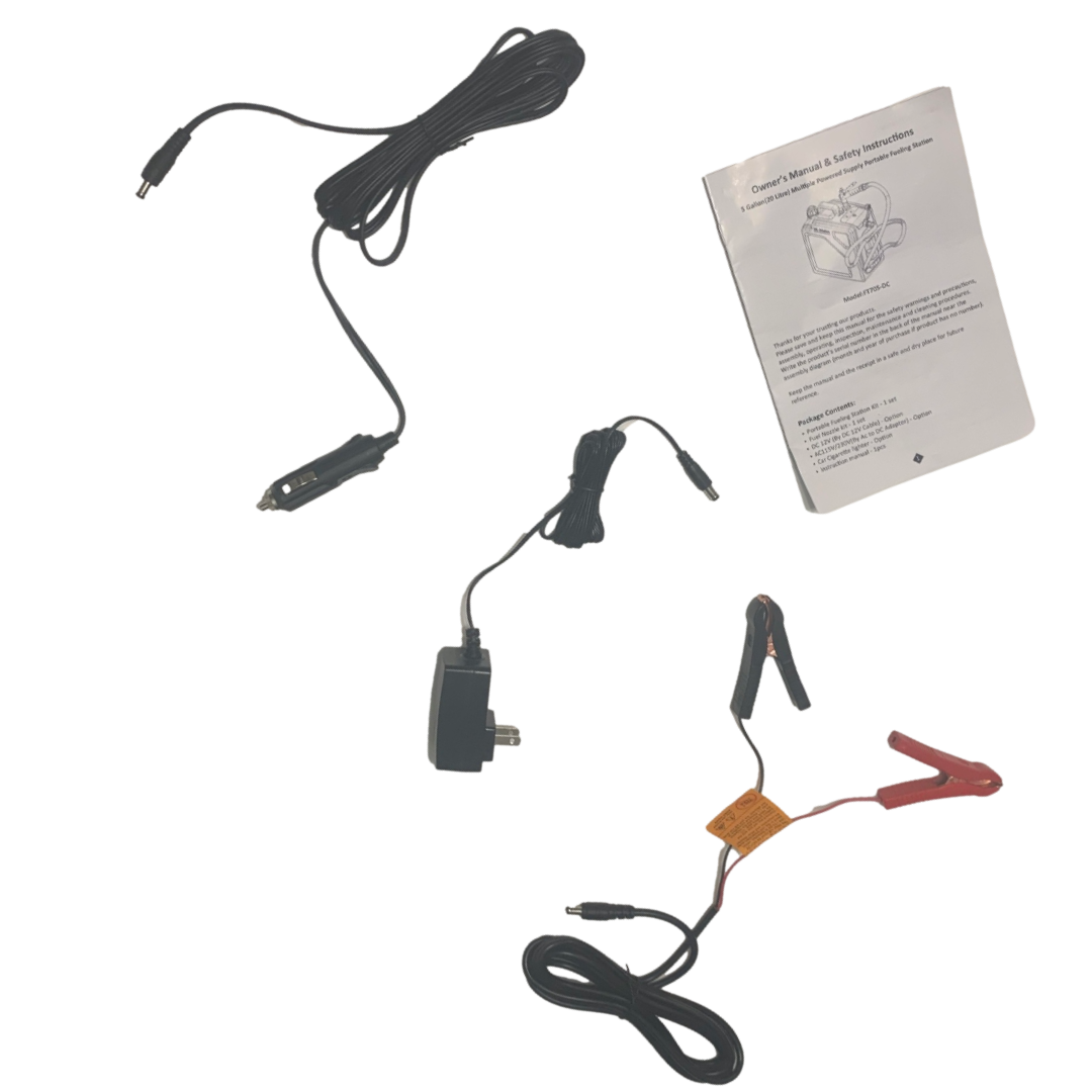 *New* PumpMatic Portable Fuel Station – Heavy Duty Rubber Hose, Multi-Power Refueling System