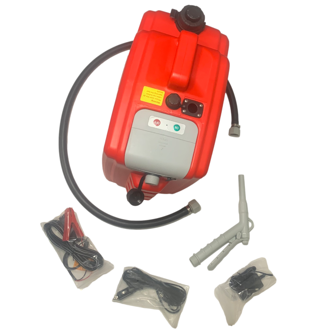 *New* PumpMatic Portable Fuel Station – Heavy Duty Rubber Hose, Multi-Power Refueling System