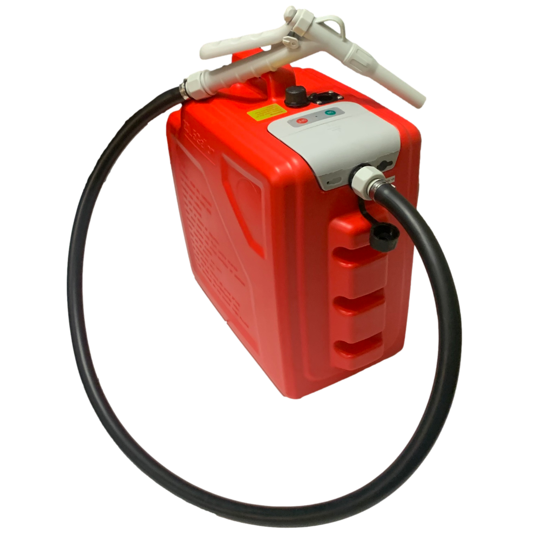 *New* PumpMatic Portable Fuel Station – Heavy Duty Rubber Hose, Multi-Power Refueling System