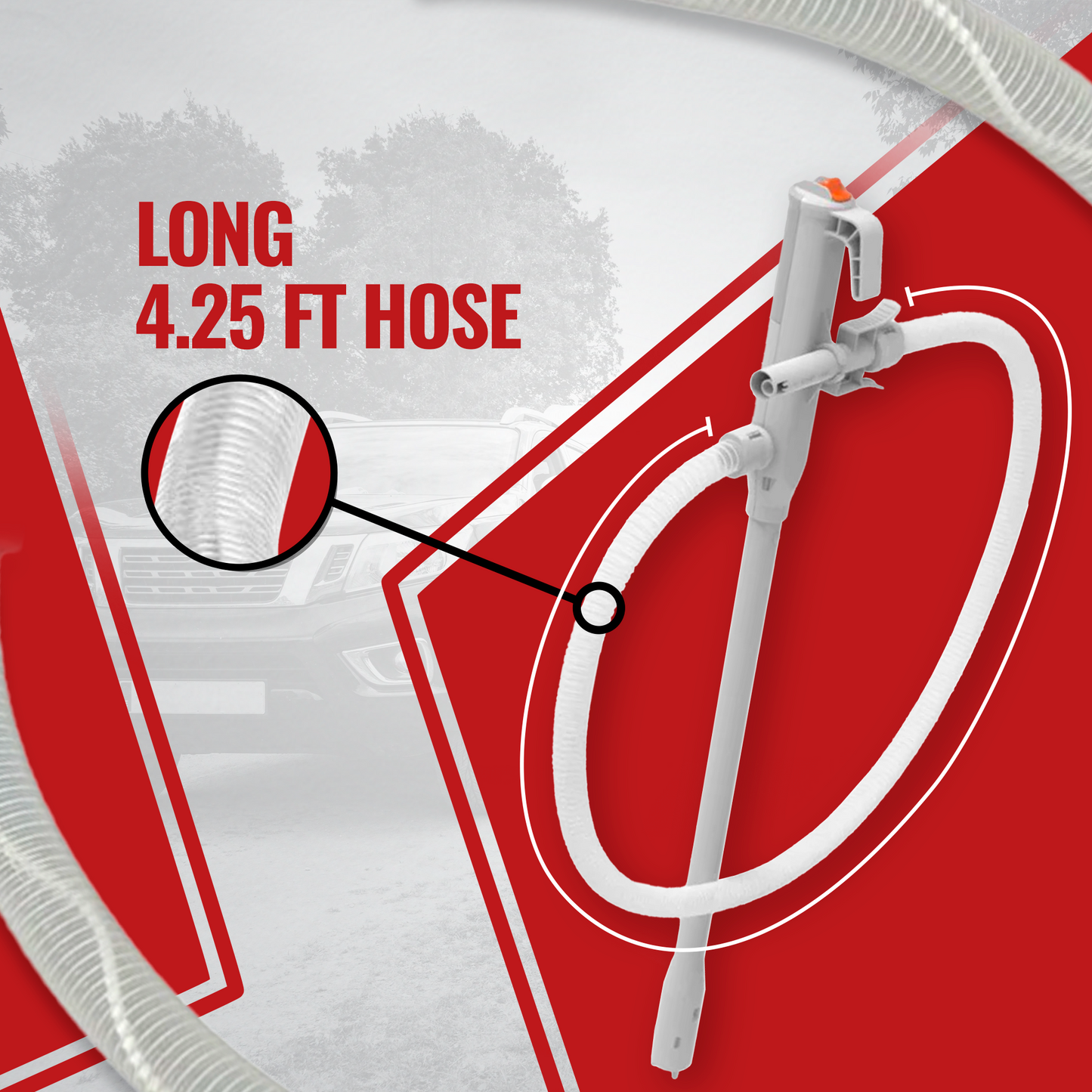 PumpMatic Stick Pump w/ Auto-Stop Sensor & 4.25 Ft Hose