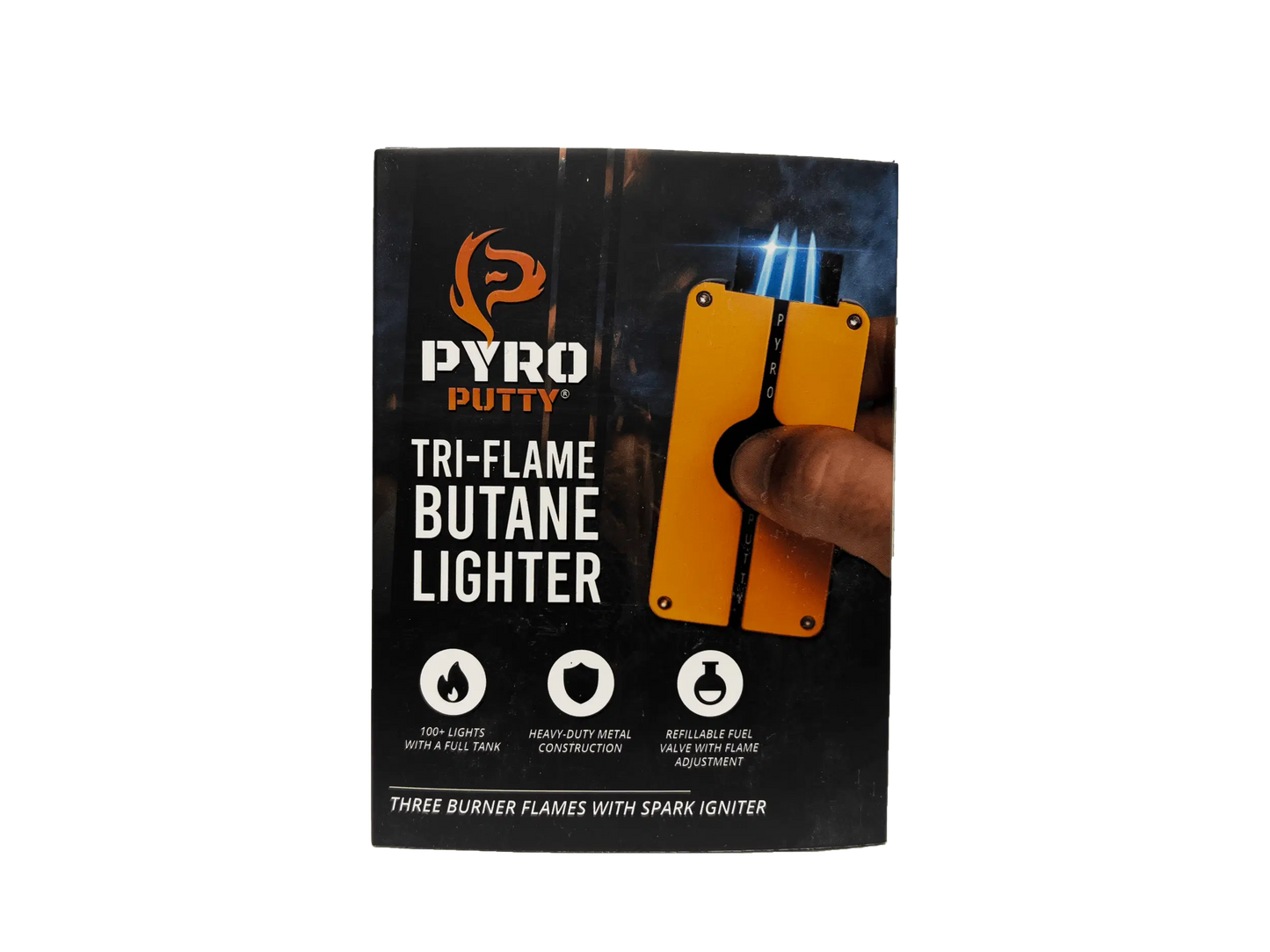 Pyro Putty TRI-FLAME Butane Lighter