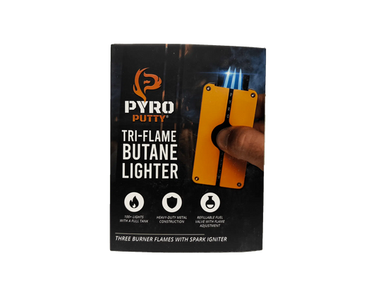 Pyro Putty TRI-FLAME Butane Lighter