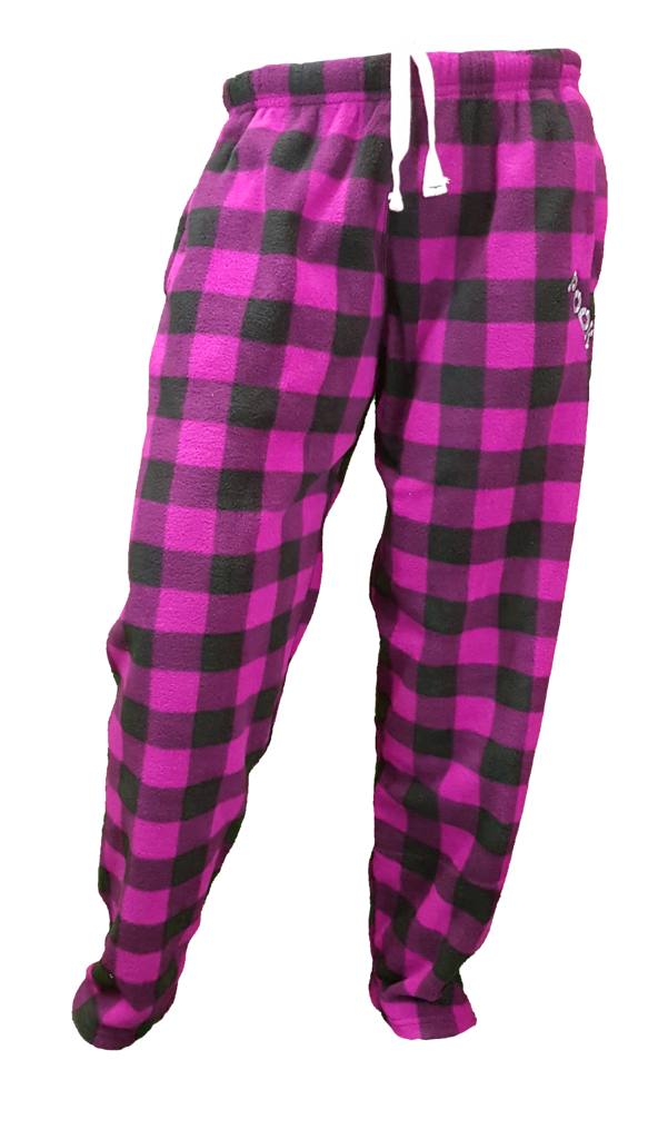 Pook Unisex Pajama Pants Pink Plaid