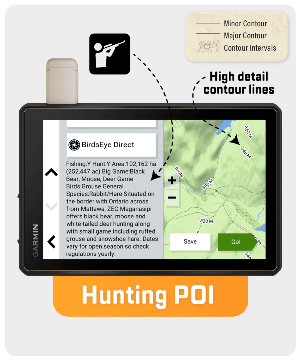 Quebec GPS Maps