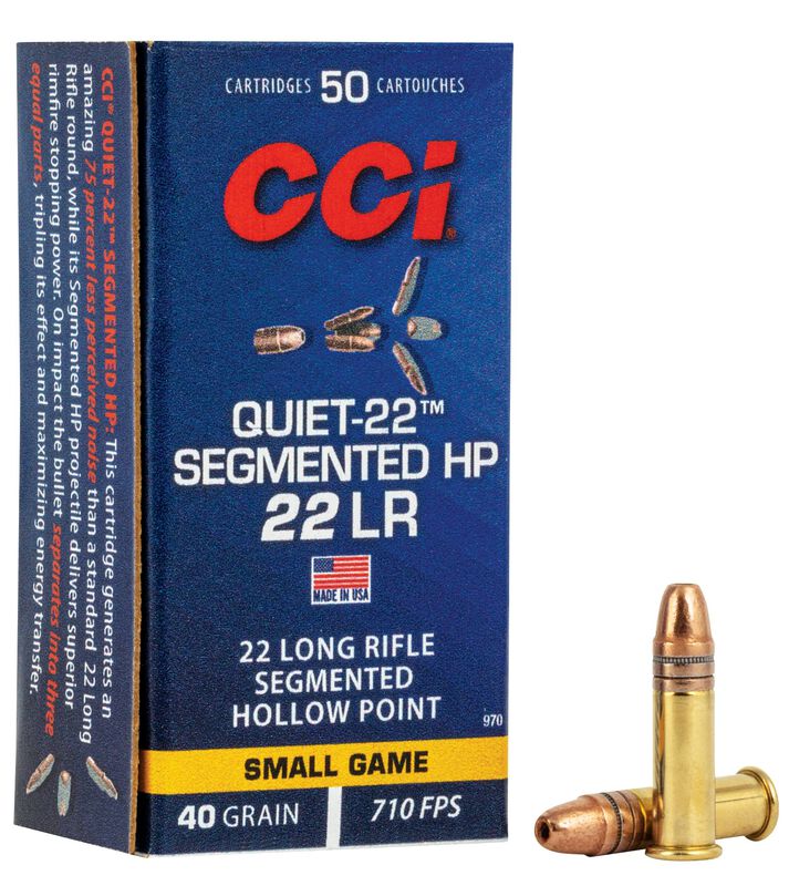 CCI Quiet-22 Segmented HP 22 LR 40 Grain