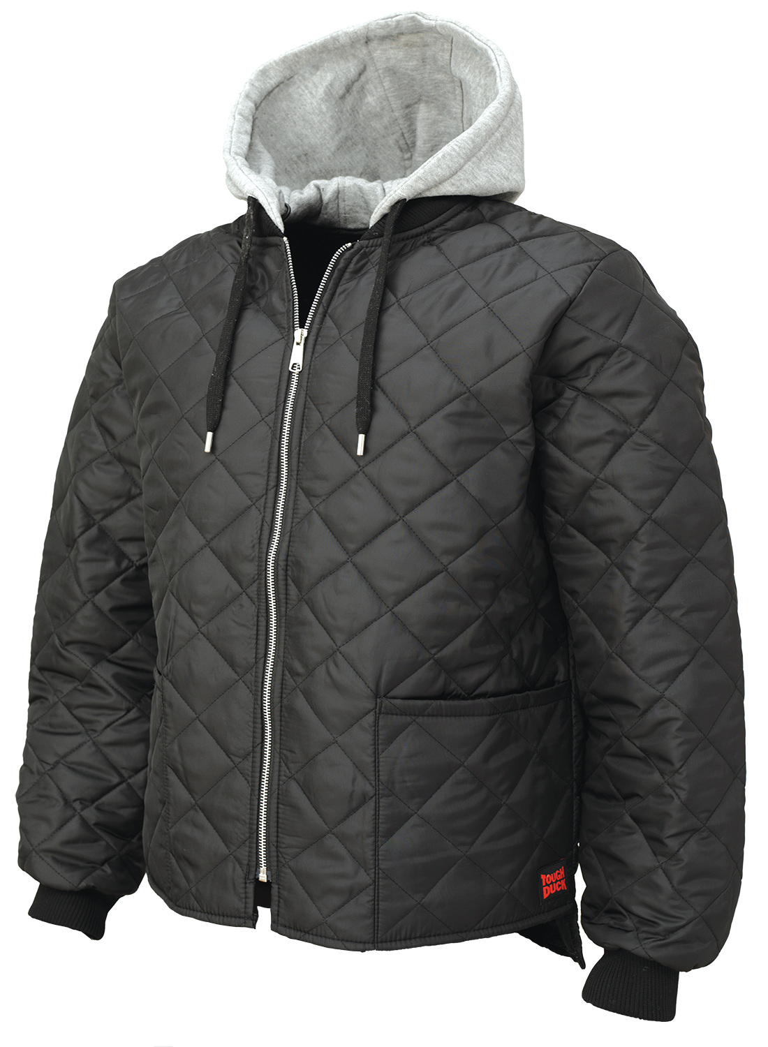 Quilted Hooded Freezer Jacket