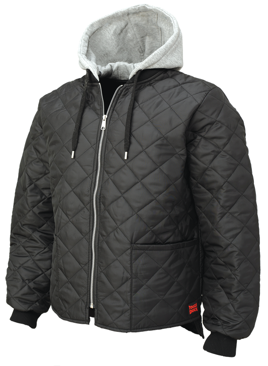 Quilted Hooded Freezer Jacket