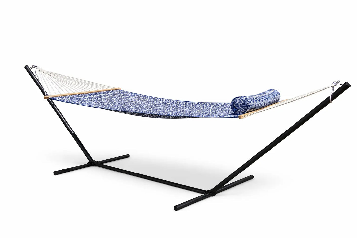 Deluxe Quilted Hammock with 3-Beam Stand