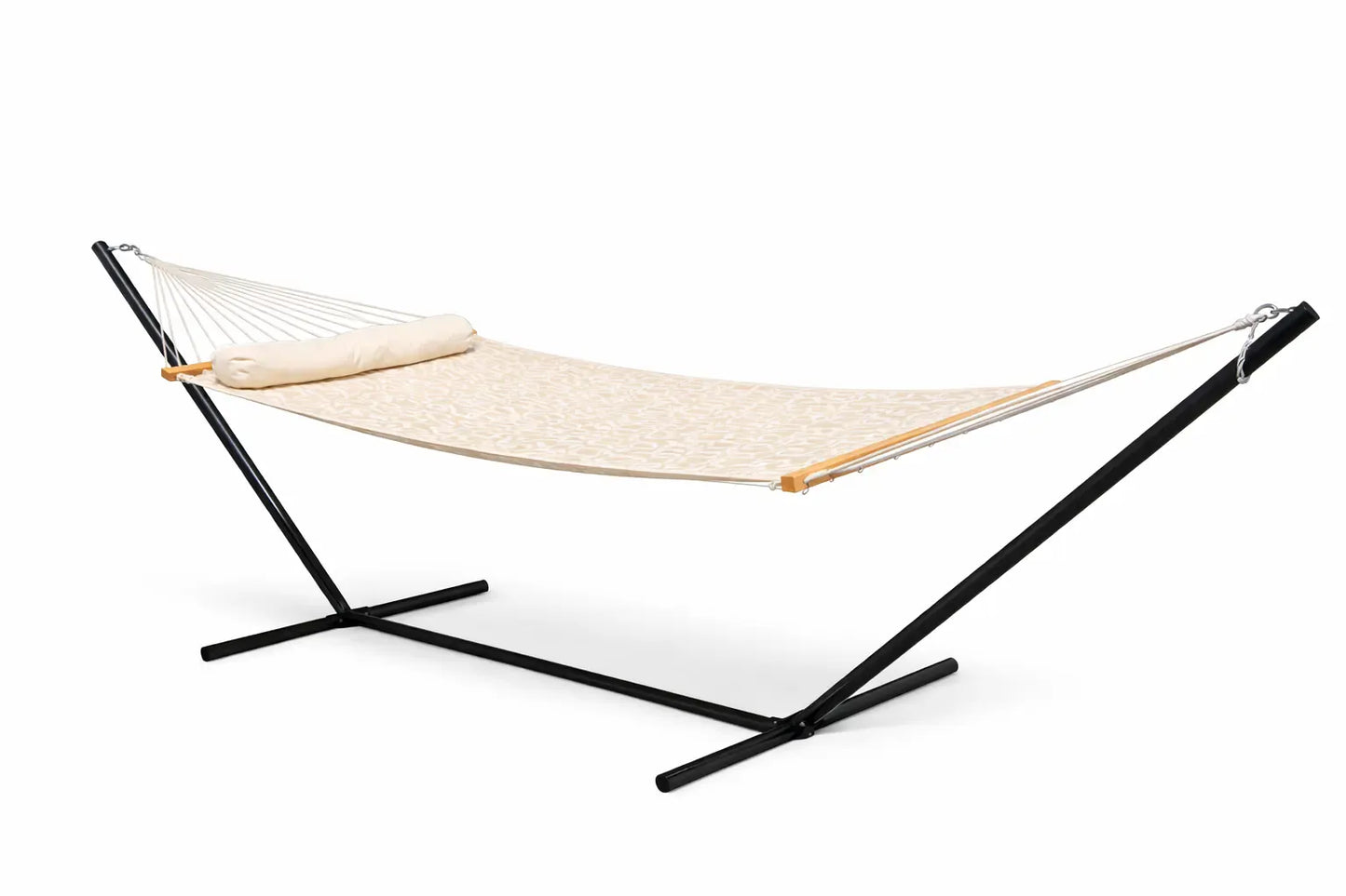 Deluxe Quilted Hammock with 3-Beam Stand