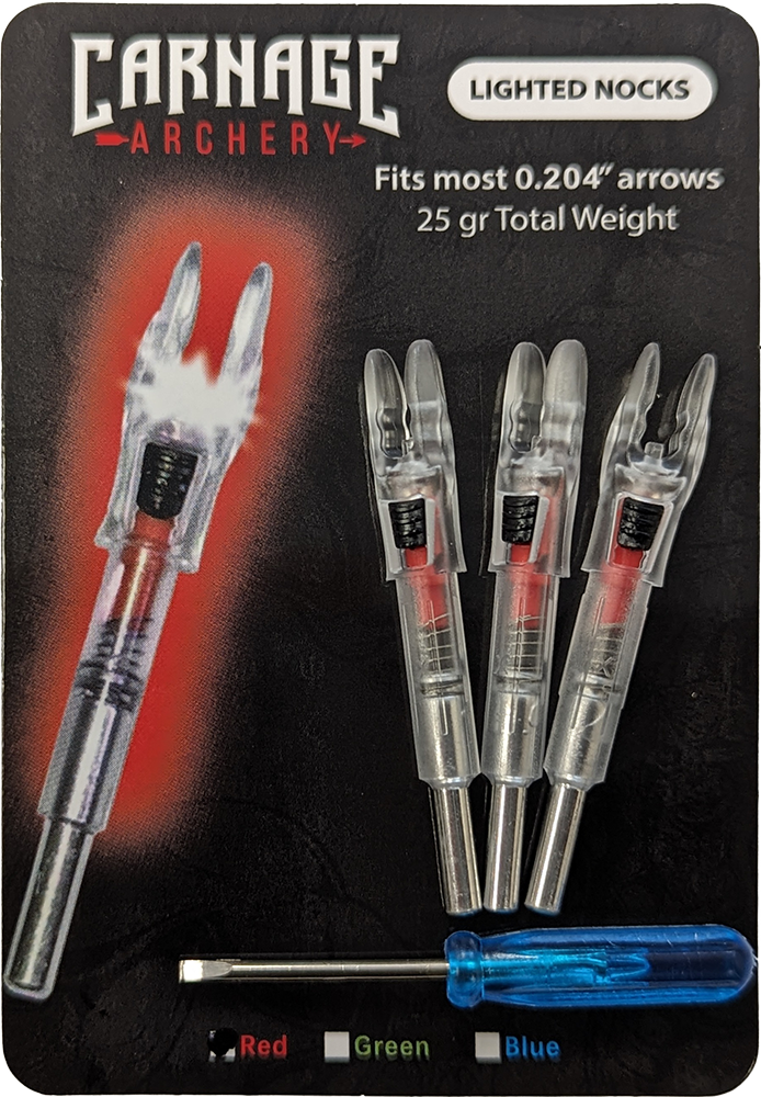 Carnage Lighted Nock Red 5mm