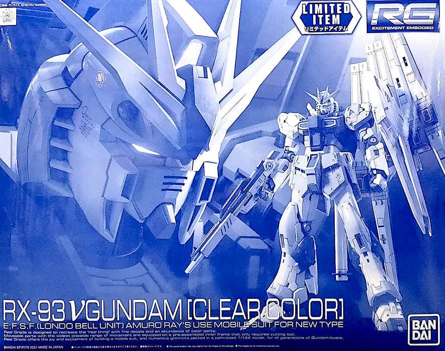 RG 1/144 RX-93 nu Gundam [Clear Color] - Exclusive