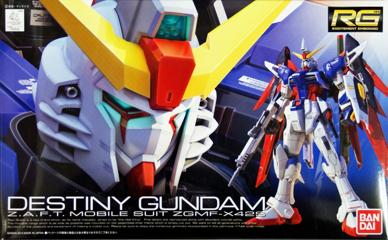 Bandai RG 11 Destiny Gundam Z.A.F.T. Mobile Suit ZGMF-X42S 1/144