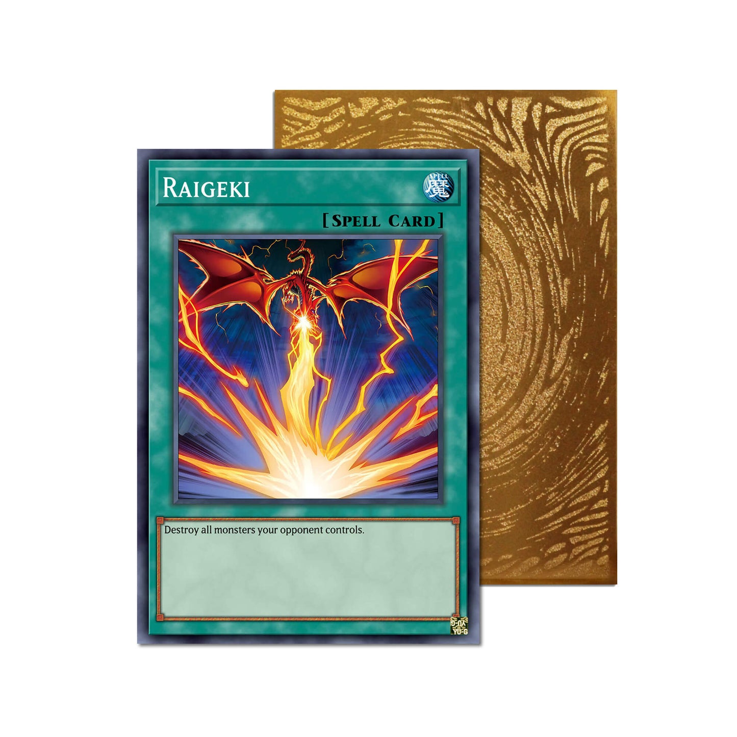 Raigeki Metal Orica Card