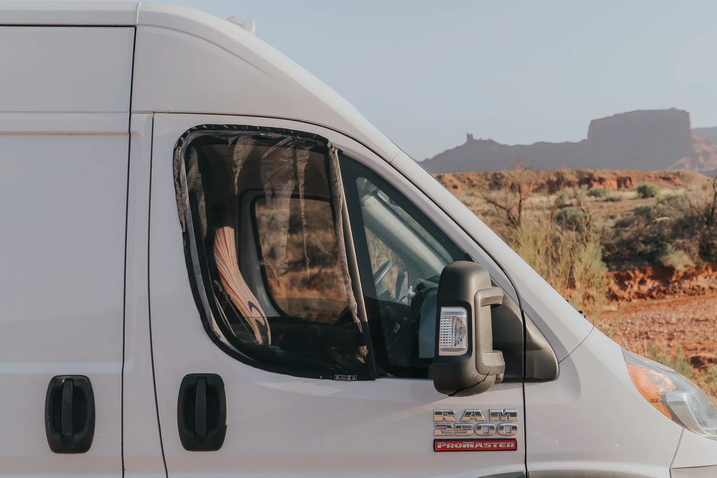 Ram ProMaster Front Door Bug Screens | VanEssential