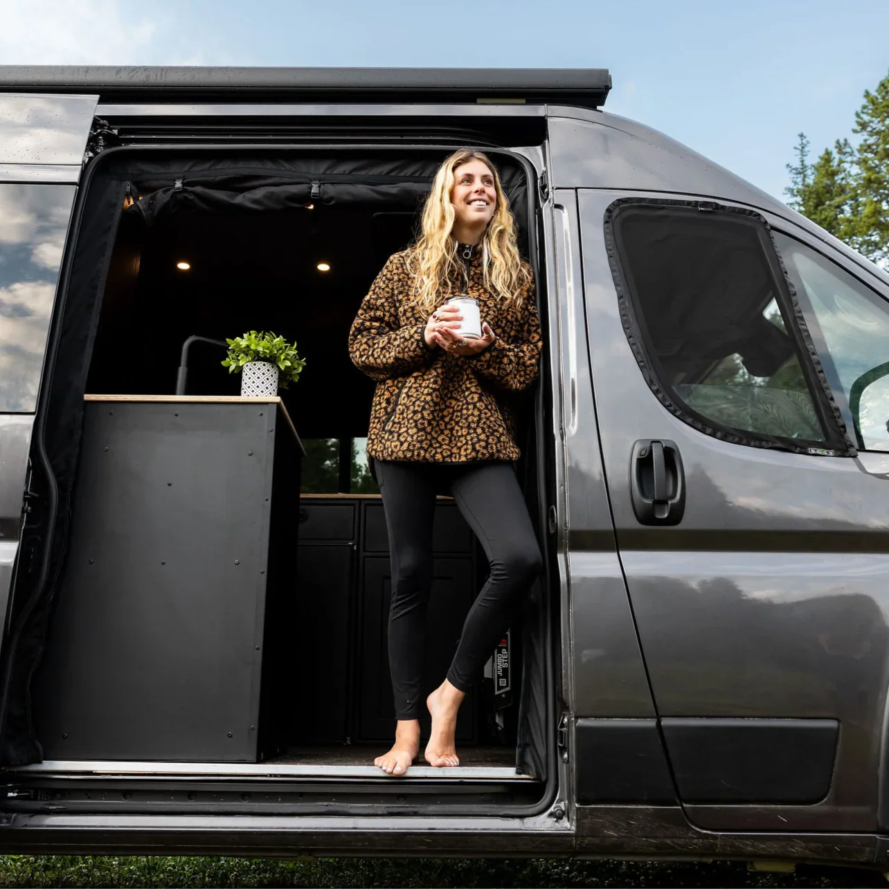 Ram ProMaster Front Door Bug Screens | VanEssential