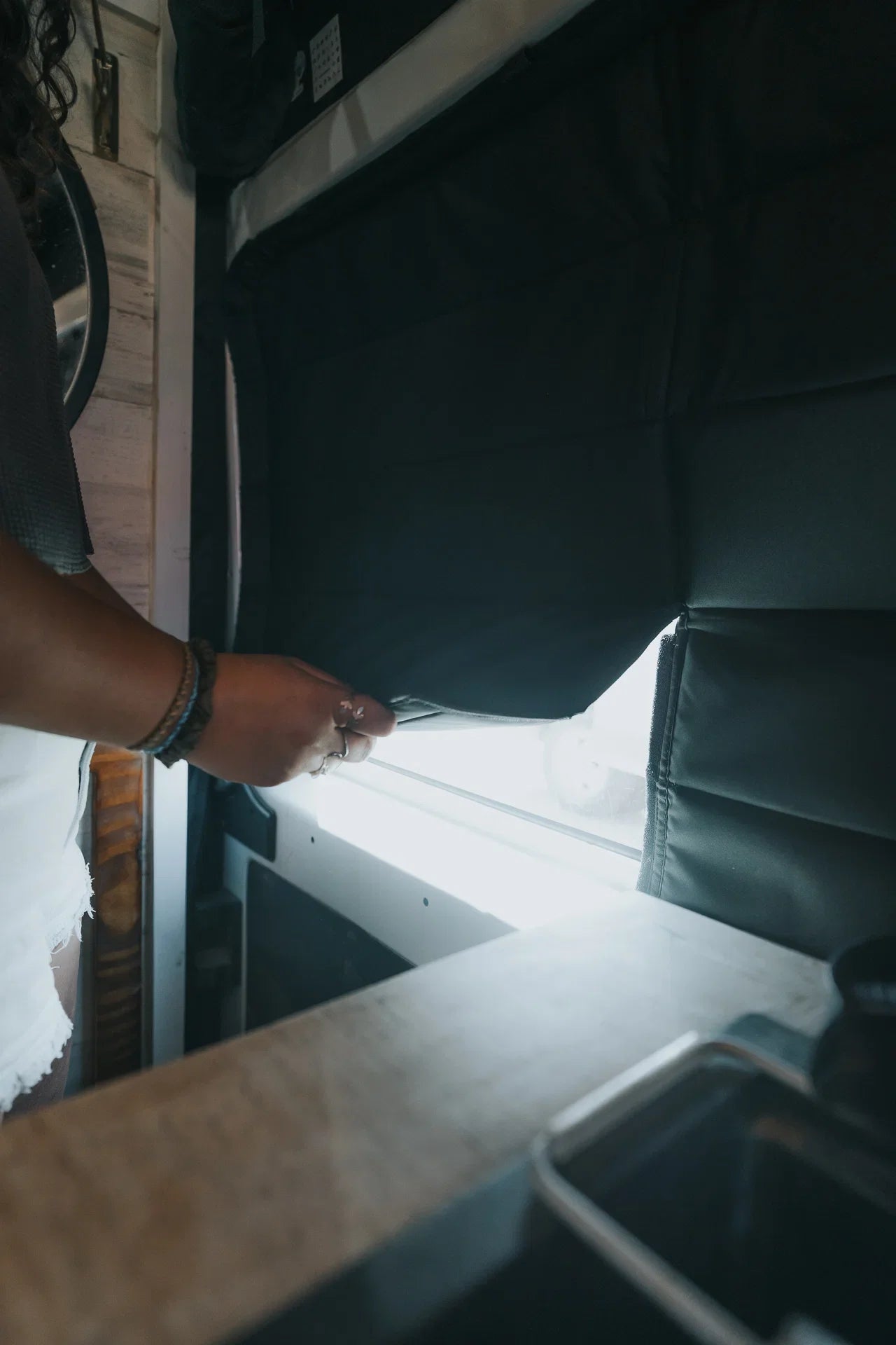 Ram ProMaster Sliding Door Window Cover | VanEssential