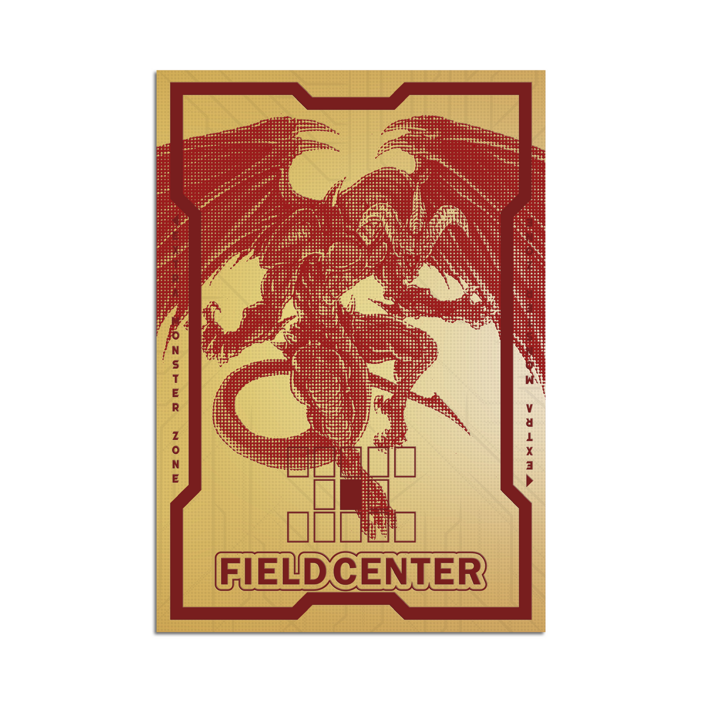 Red Dragon Archfiend Metal Field Center
