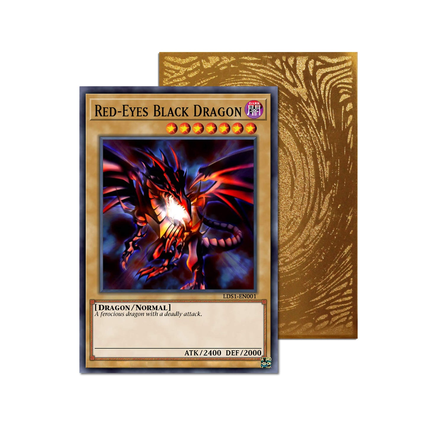 Red-Eyes Black Dragon Metal Orica Card