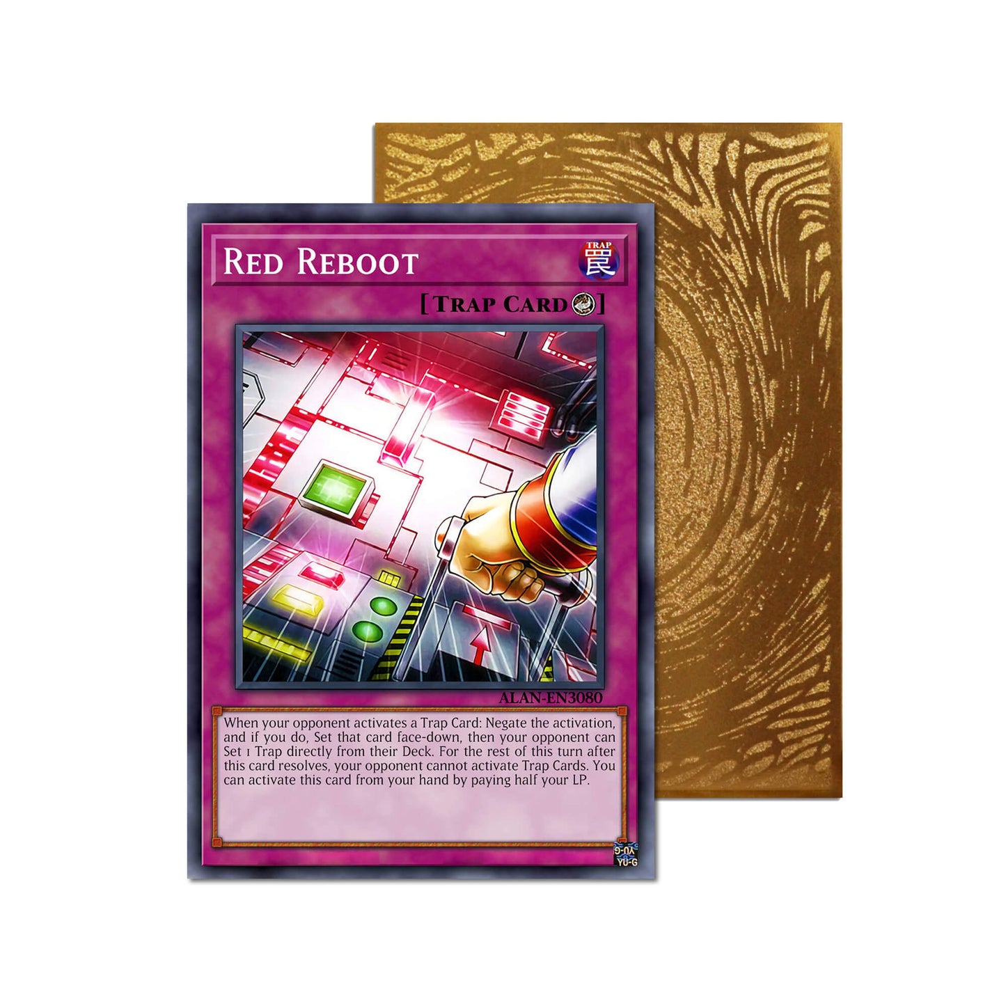 Red Reboot Metal Orica Card