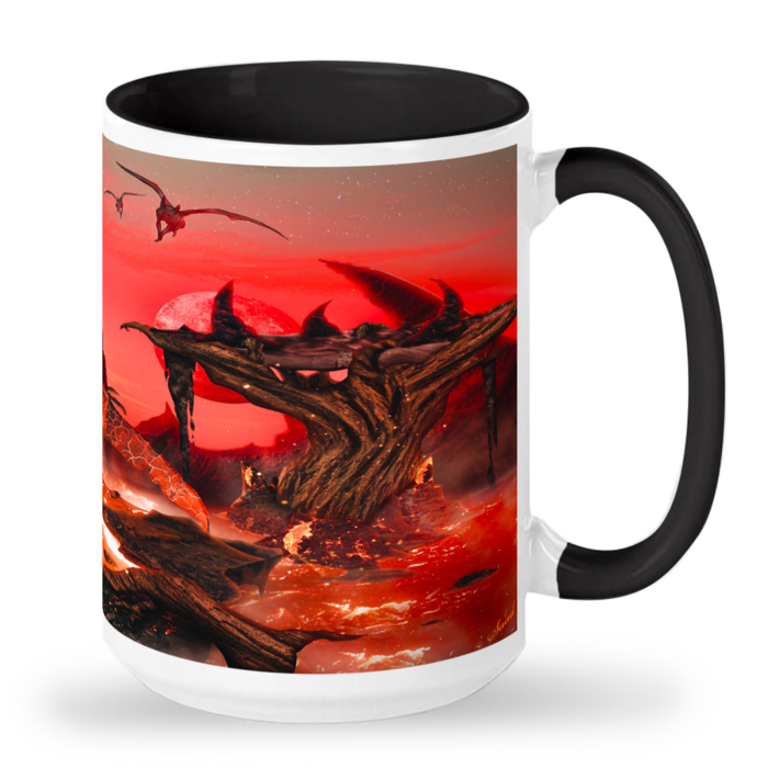 Red Demon / Devil - 15 oz Ceramic Mug