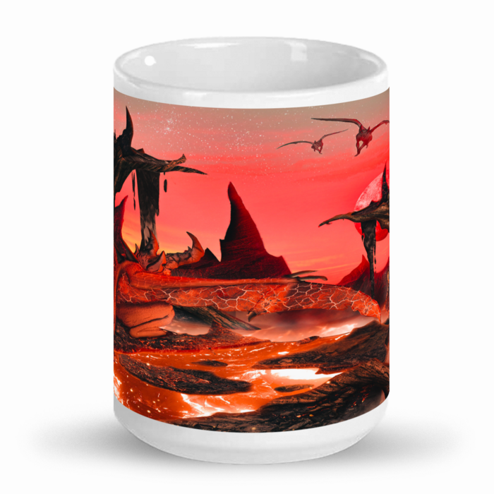 Red Demon / Devil - 15 oz Ceramic Mug