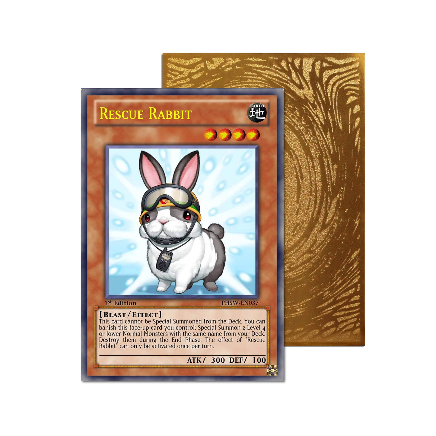 Rescue Rabbit Metal Orica Card
