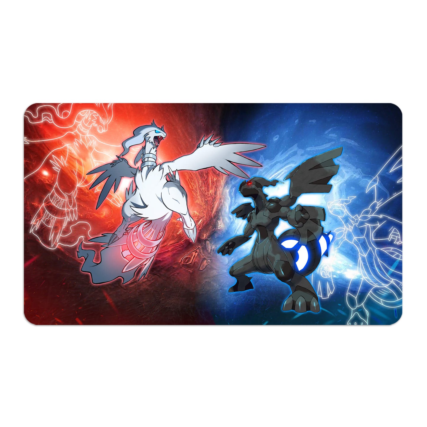 Reshiram and Zekrom Playmat
