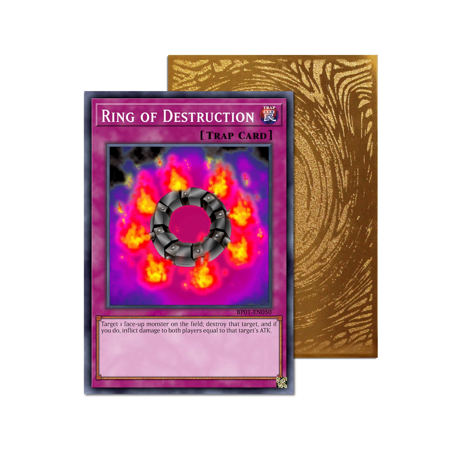 Ring of Destruction Metal Orica Card
