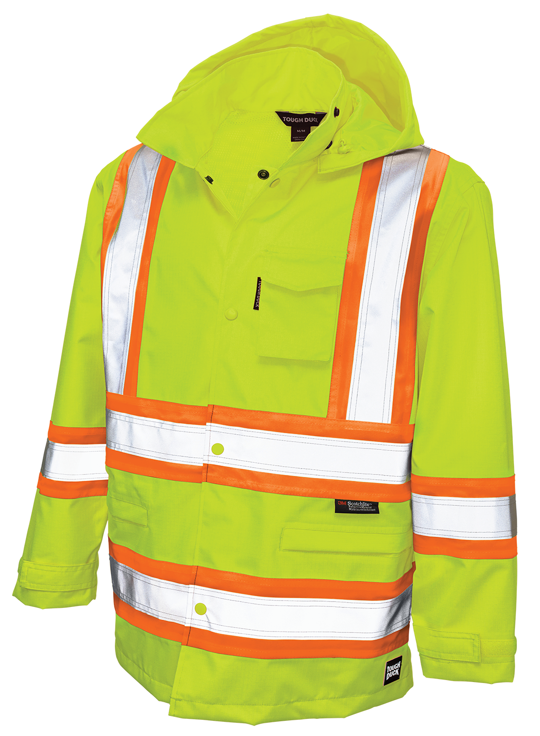 Ripstop Safety Rain Jacket