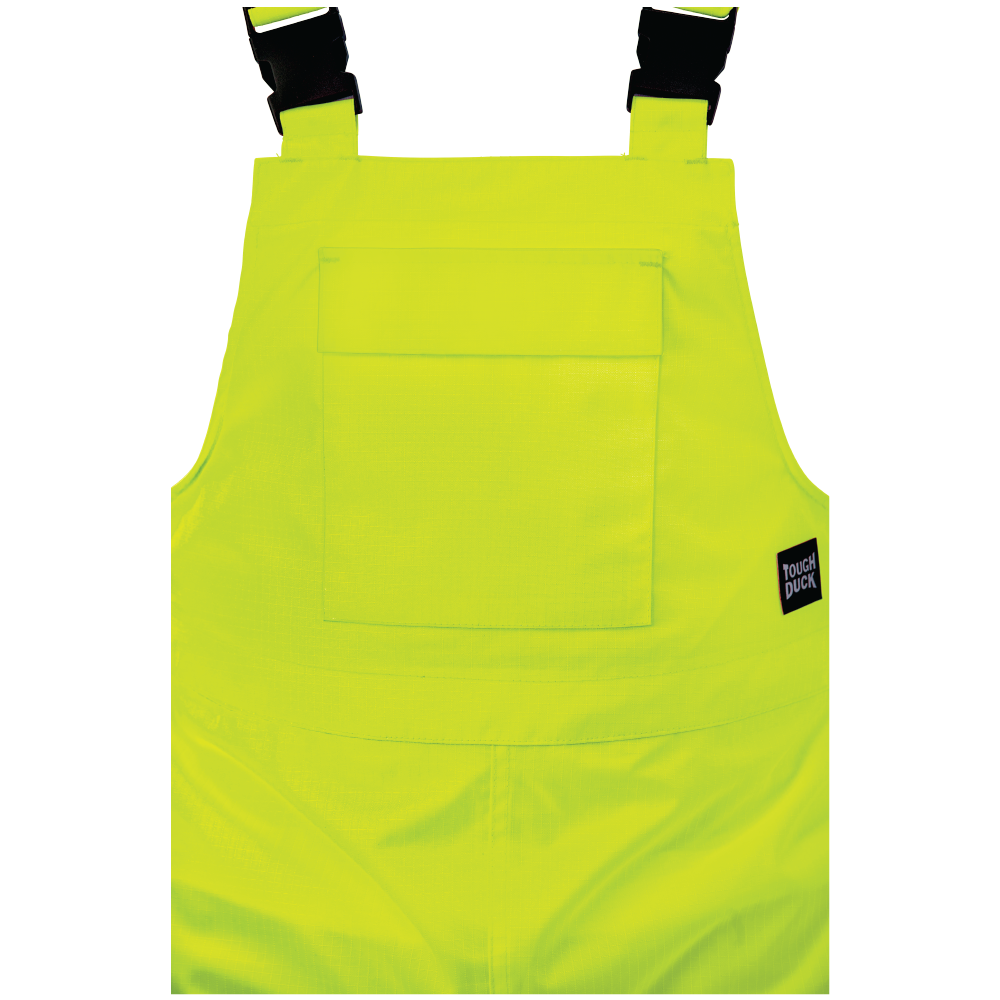 Ripstop Unlined Safety Rain Bib Overall