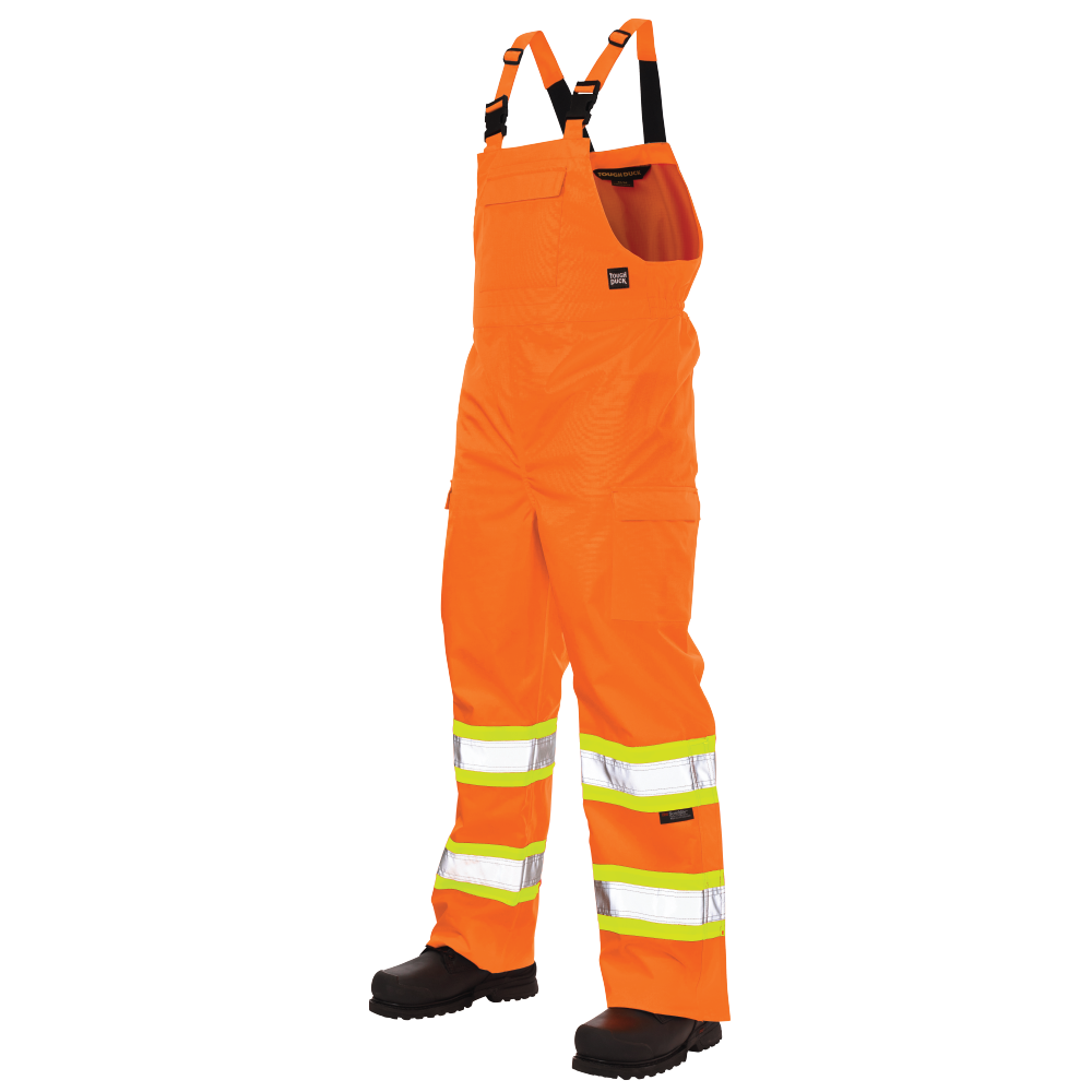 Ripstop Unlined Safety Rain Bib Overall