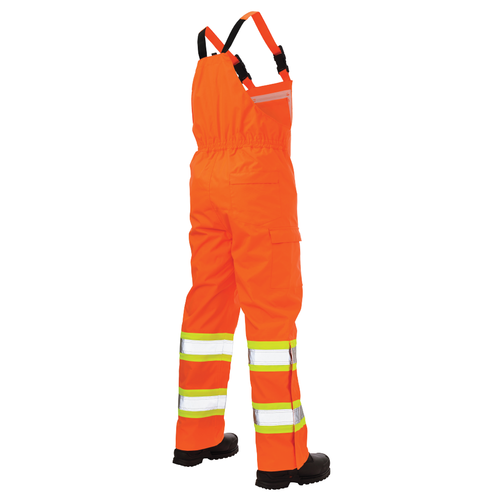 Ripstop Unlined Safety Rain Bib Overall