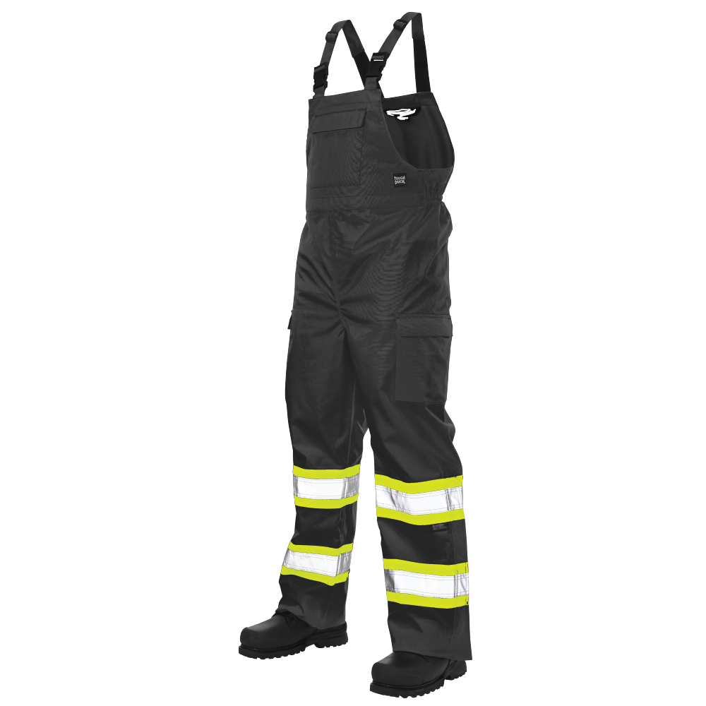 Ripstop Unlined Safety Rain Bib Overall