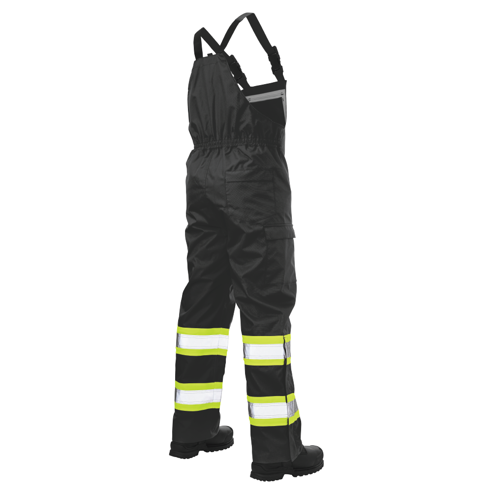 Ripstop Unlined Safety Rain Bib Overall