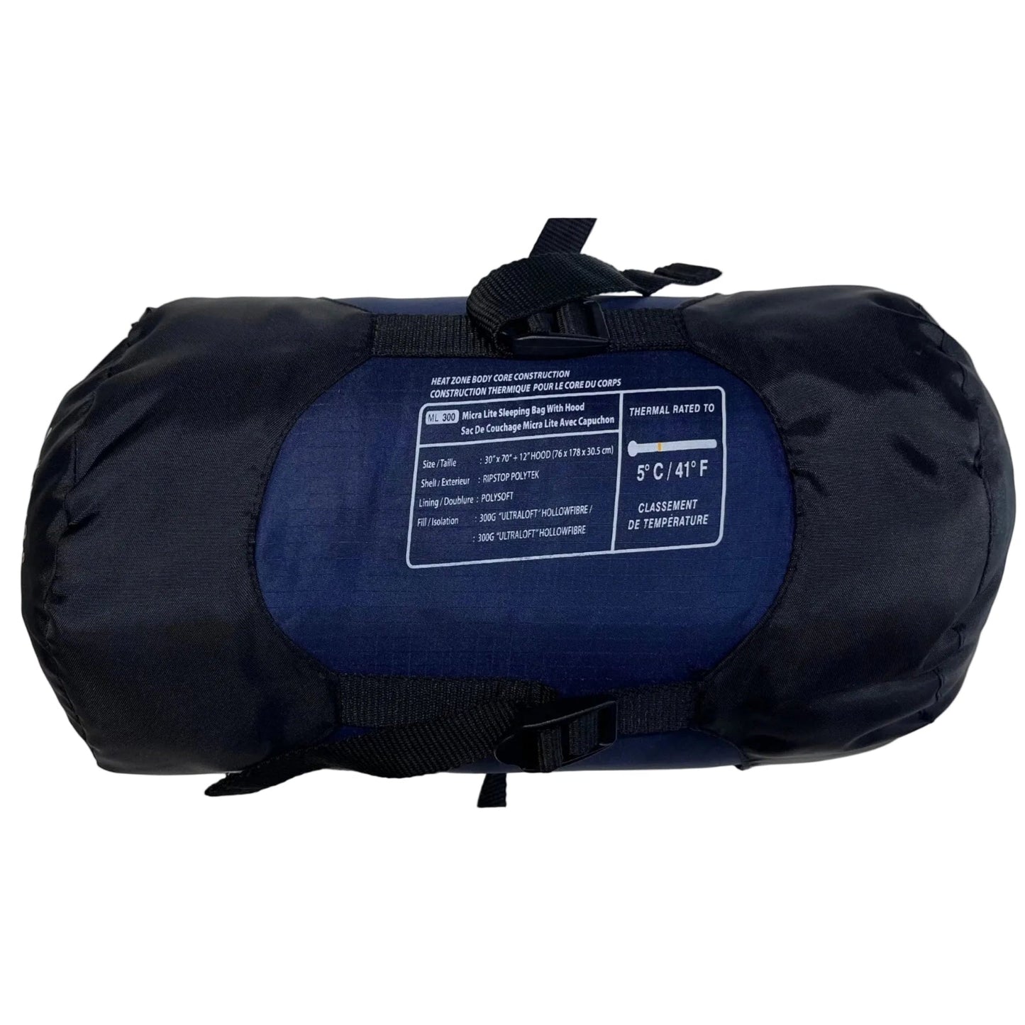 RWD Heat Zone Micra-Lite Hooded Rectangular +5C/41F Summer Sleeping Bag