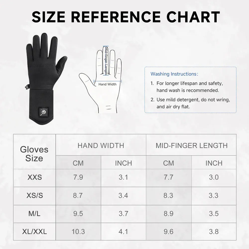 Savior Heated Breathable Thin Glove Liners