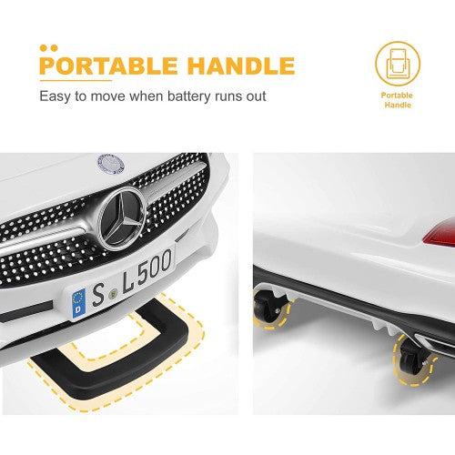 2026 Mercedes Benz 12V SL500 Kids Ride On Car with Remote Control