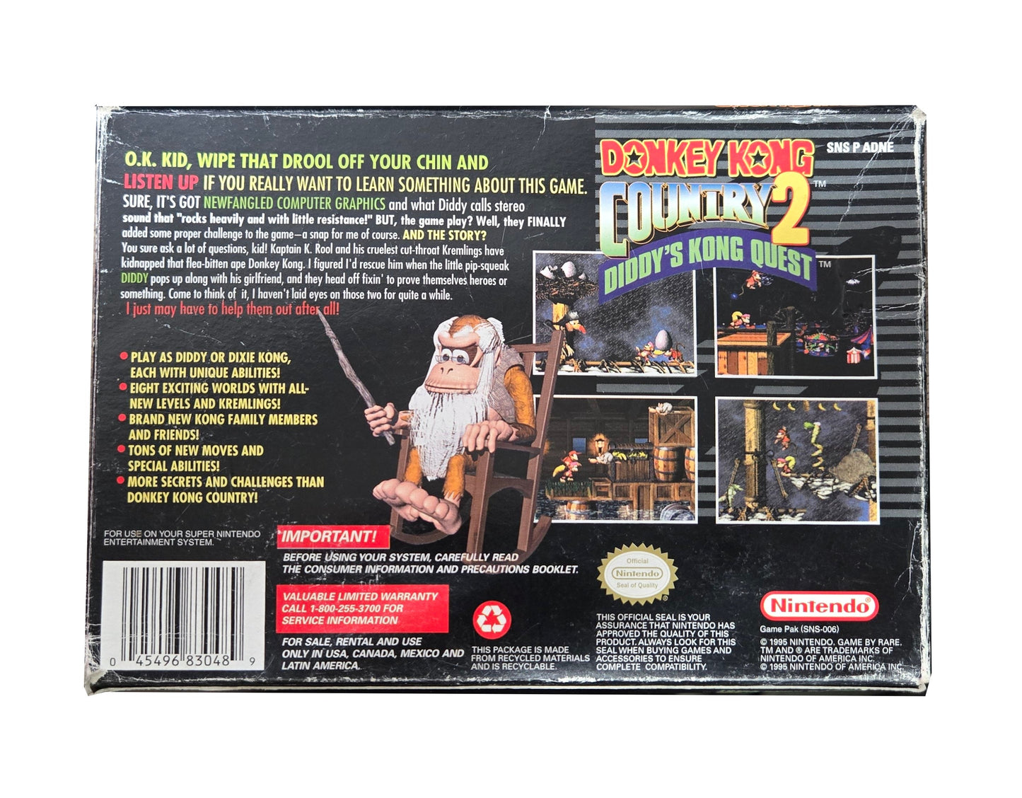 Donkey Kong Country 2: Diddy Kong's Quest (SNES)
