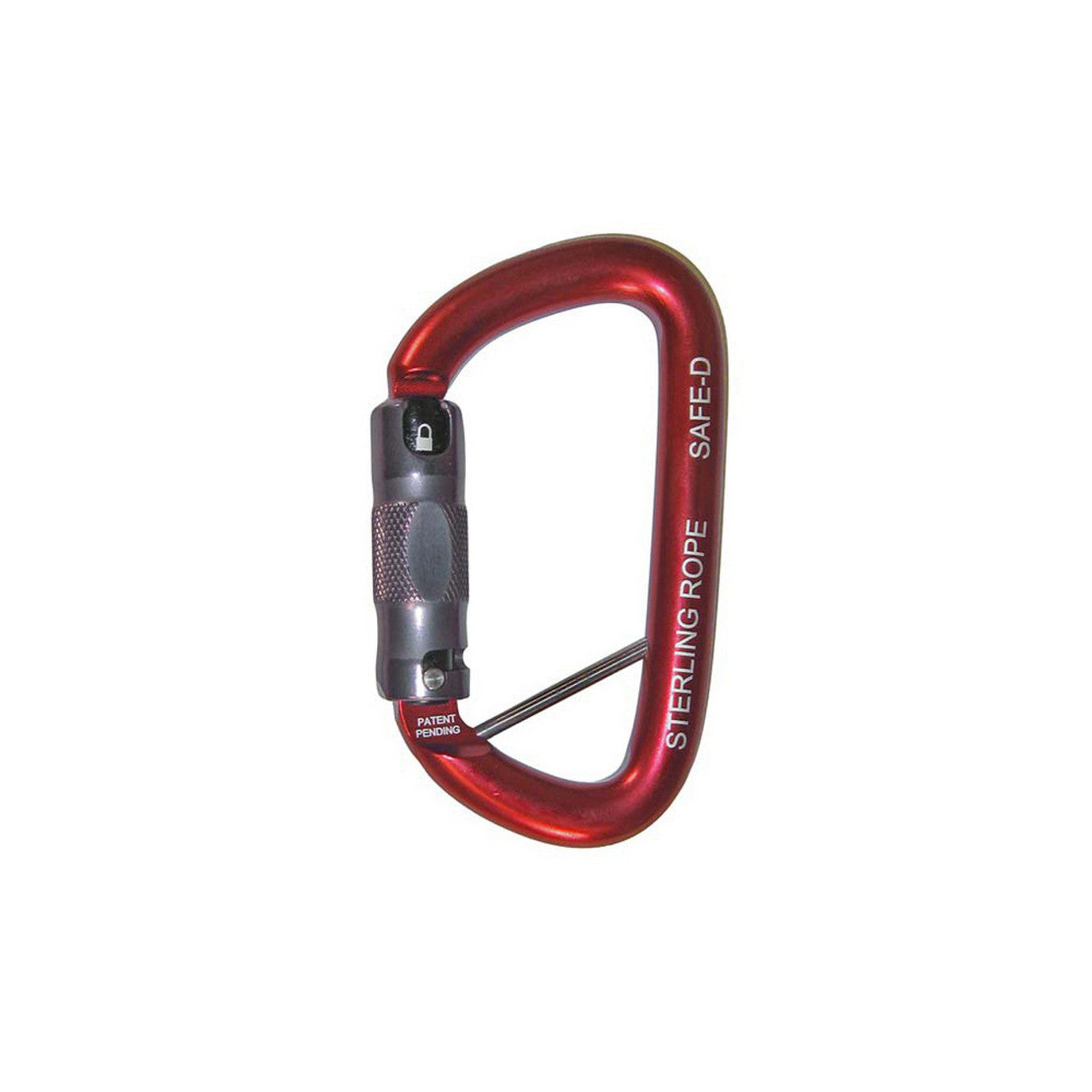 Sterling Rope SafeD Autolock Carabiner w/ Lanyard Pin